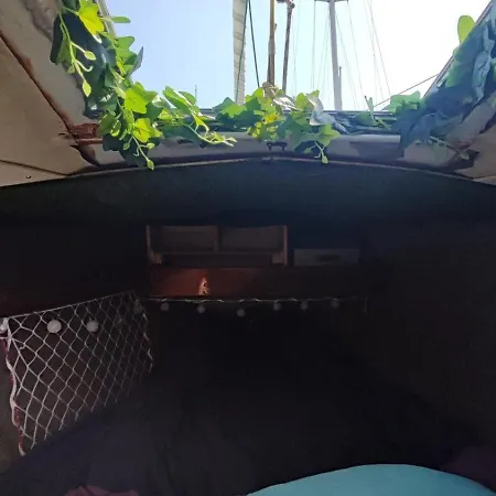 Sailboat Land And Sea, Vegetated Botel La Rochelle (Charente-Maritime)